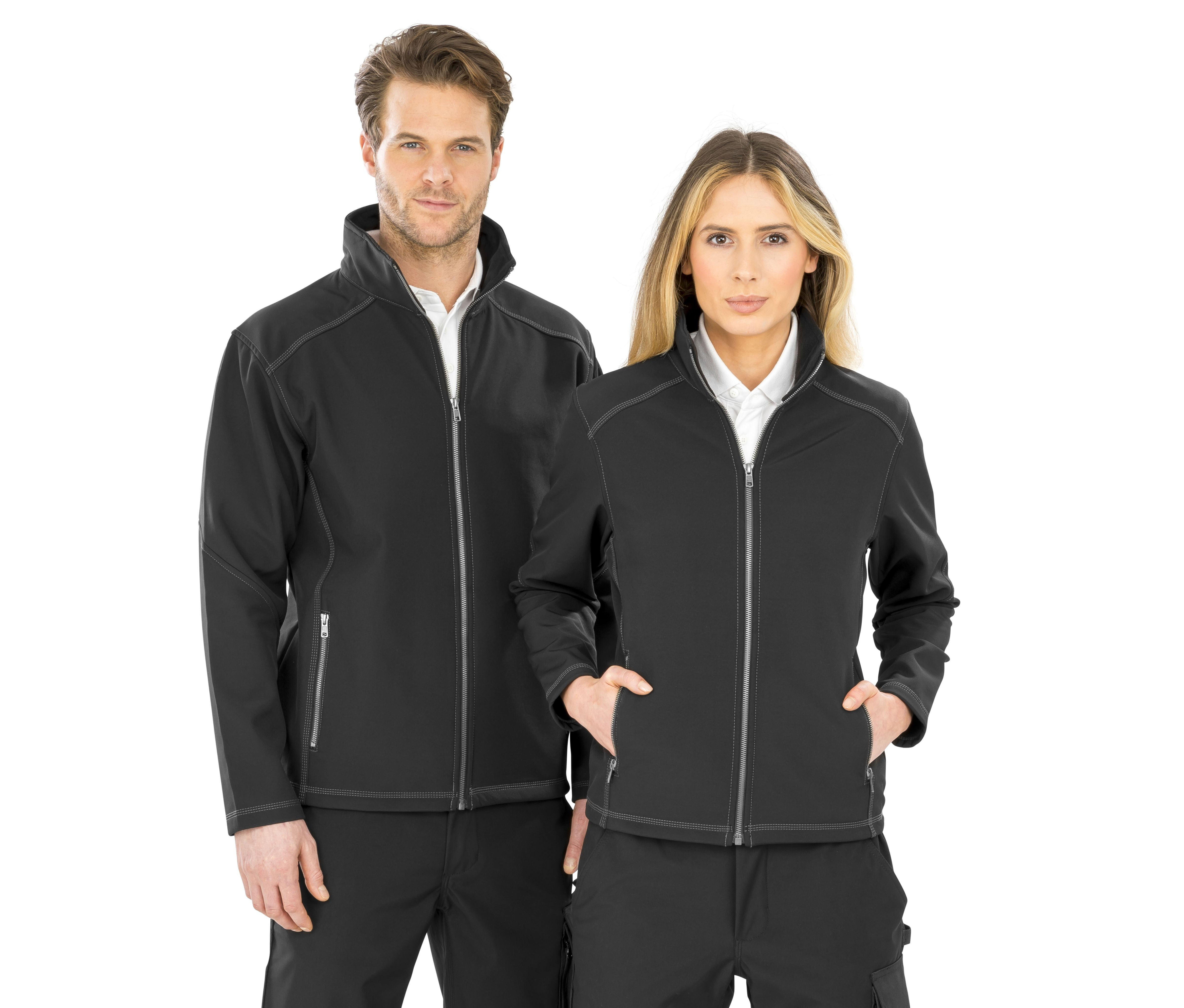 MENS TREBLE STITCH SOFTSHELL