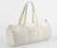 STRIPED ORGANIC COTTON BARREL BAG